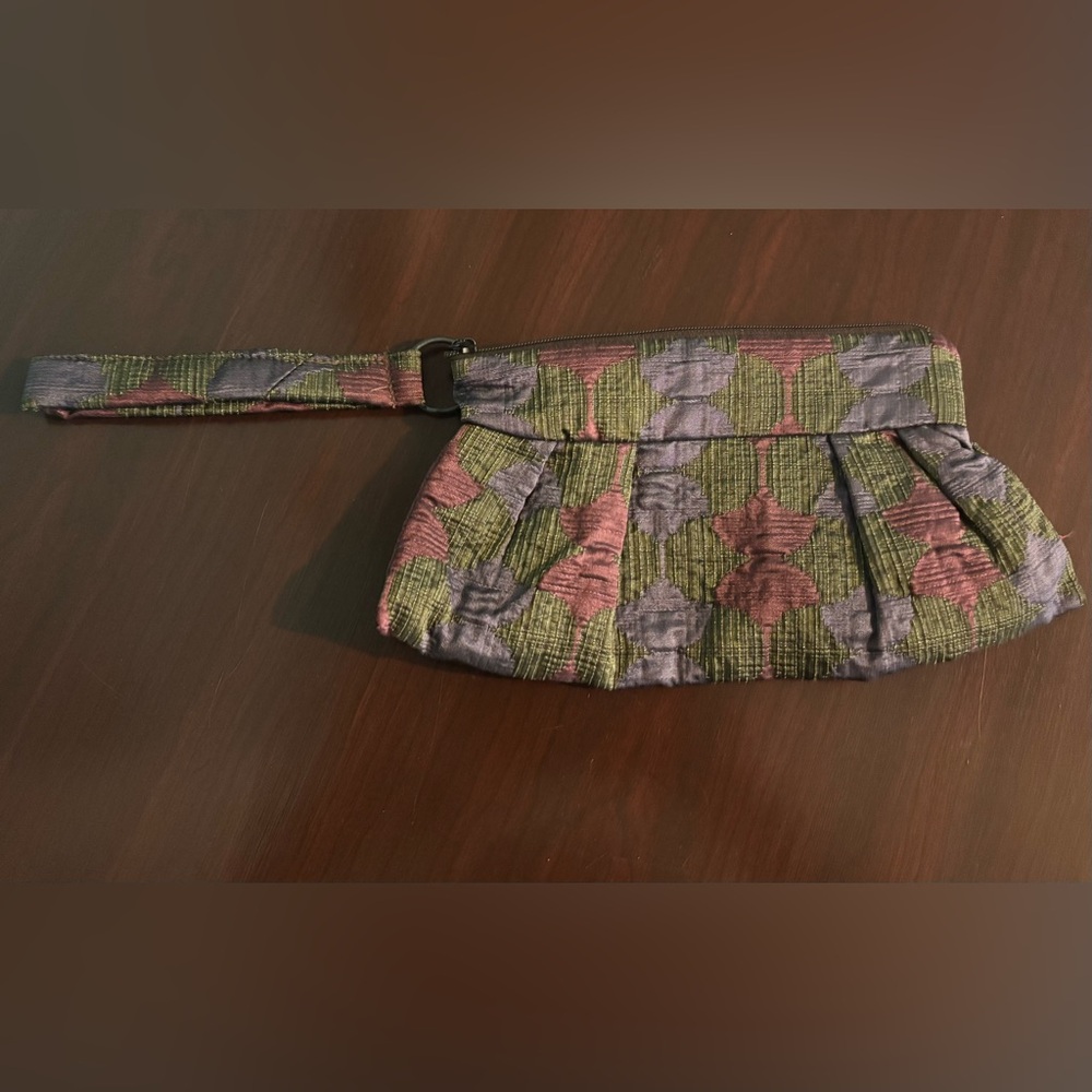 Maruca‎ Womens Wrislet Handmade in Boulder, CO Purple Green Pink Textured